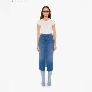 Mother Denim Reverse Pencil Skirt